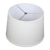 14 in. Top Diameter x 16 in. Bottom Diameter x 11 in. Slant Designer Linen Off White Empire Lamp Shade by FenchelShades.com -AMAX LIGHTING Shop off white nickel fenchelshades com lamp shades 14 16 11 w dl off 64 1000
