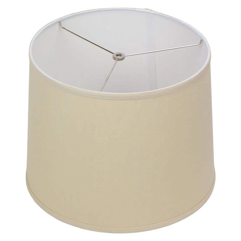 14 in. Top Diameter x 16 in. Bottom Diameter x 12 in. Slant Designer Linen Natural Empire Lamp Shade by FenchelShades.com 3 14 in. Top Diameter x 16 in. Bottom Diameter x 12 in. Slant Designer Linen Natural Empire Lamp Shade by FenchelShades.com
