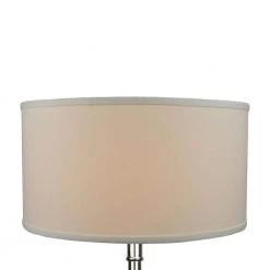 17 in. Top Diameter x 17 in. Bottom Diameter x 9 in. H Linen Cream Drum Lamp Shade by FenchelShades.com -AMAX LIGHTING Shop off white nickel fenchelshades com lamp shades 17 17 9 w l cre 4f 1000