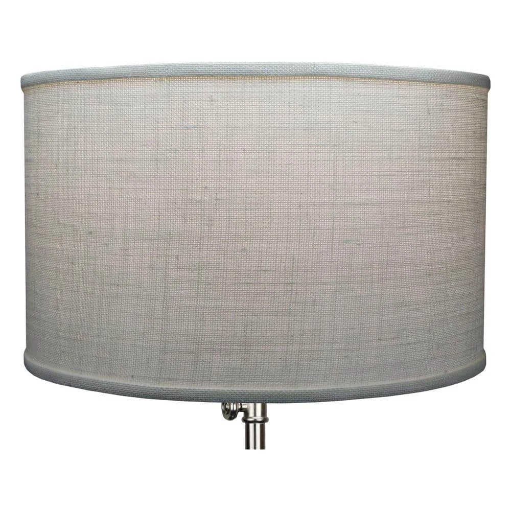 18 in. Top Diameter x 18 in. Bottom Diameter x 11 in. H Burlap Off White Drum Lamp Shade by FenchelShades.com 5 18 in. Top Diameter x 18 in. Bottom Diameter x 11 in. H Burlap Off White Drum Lamp Shade by FenchelShades.com - Image 3