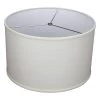 18 in. Top Diameter x 18 in. Bottom Diameter x 11 in. H Burlap Off White Drum Lamp Shade by FenchelShades.com -AMAX LIGHTING Shop off white nickel fenchelshades com lamp shades 18 18 11 w b off 64 1000