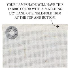 18 in. Top Diameter x 18 in. Bottom Diameter x 12 in. H Burlap Off White Drum Lamp Shade by FenchelShades.com 11 18 in. Top Diameter x 18 in. Bottom Diameter x 12 in. H Burlap Off White Drum Lamp Shade by FenchelShades.com -AMAX LIGHTING Shop off white nickel fenchelshades com lamp shades 18 18 12 w b off 44 1000