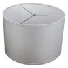 Fenchel Shades 18 in. Top Diameter x 18 in. Bottom Diameter x 12 in. Height Drum Lamp Shade - Linen Ivory by FenchelShades.com
