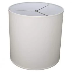 Fenchel Shades 18 in. Top Diameter x 18 in. Bottom Diameter x 18 in. Height Drum Lamp Shade - Linen Cream by FenchelShades.com