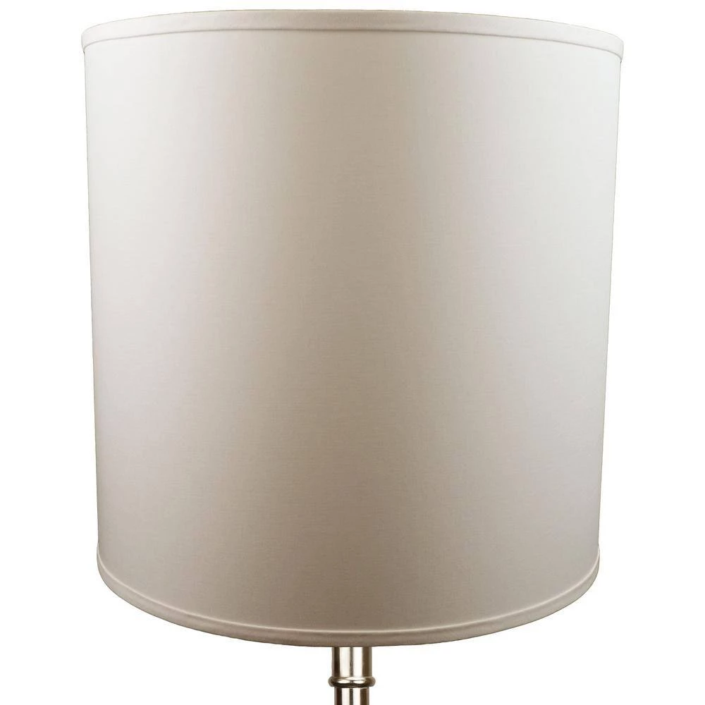 Fenchel Shades 18 in. Top Diameter x 18 in. Bottom Diameter x 18 in. Height Drum Lamp Shade - Linen Ivory by FenchelShades.com 4 Fenchel Shades 18 in. Top Diameter x 18 in. Bottom Diameter x 18 in. Height Drum Lamp Shade - Linen Ivory by FenchelShades.com - Image 2