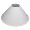18 in. W x 9 in. H Off White/Nickel Hardware Coolie Lamp Shade by FenchelShades.com