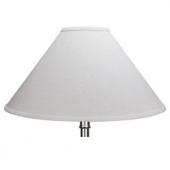 18 in. W x 9 in. H Off White/Nickel Hardware Coolie Lamp Shade by FenchelShades.com -AMAX LIGHTING Shop off white nickel fenchelshades com lamp shades 5 18 11 w dl off c3 1000