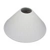 20 in. W x 9.5 in. H Cream/Nickel Pleated Mushroom Hardware Coolie Lamp Shade by FenchelShades.com