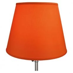 11 in. Top Diameter x 17 in. Bottom Diameter x 13 in. Slant Linen Carrot Empire Lamp Shade by FenchelShades.com -AMAX LIGHTING Shop orange nickel fenchelshades com lamp shades 11 17 13 w l car 4f 1000