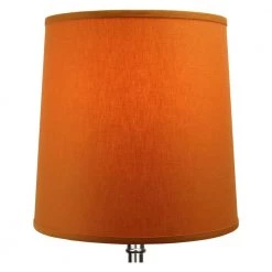 Fenchel Shades 13 in. Top Diameter x 15 in. Bottom Diameter x 15 in. Slant, Empire Lamp Shade - Linen Cedar by FenchelShades.com -AMAX LIGHTING Shop orange nickel fenchelshades com lamp shades 13 15 15 w l ced 4f 1000