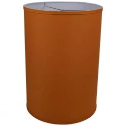 14 in. Top Diameter x 14 in. Bottom Diameter x 20 in. Height Linen Cedar Drum Lamp Shade by FenchelShades.com