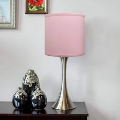 10 in. Top Diameter x 10 in. H x 10 in. Bottom Diameter Linen Peony Drum Lamp Shade by FenchelShades.com 13 10 in. Top Diameter x 10 in. H x 10 in. Bottom Diameter Linen Peony Drum Lamp Shade by FenchelShades.com -AMAX LIGHTING Shop pink nickel fenchelshades com lamp shades 10 10 10 w l peo 31 1000