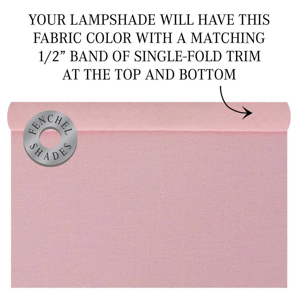 10 in. Top Diameter x 10 in. H x 10 in. Bottom Diameter Linen Peony Drum Lamp Shade by FenchelShades.com 7 10 in. Top Diameter x 10 in. H x 10 in. Bottom Diameter Linen Peony Drum Lamp Shade by FenchelShades.com - Image 5