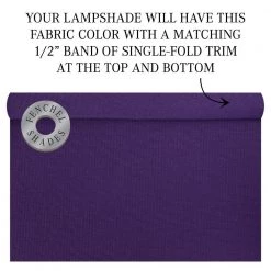 11 in. Top Diameter x 17 in. Bottom Diameter x 13 in. Slant Linen Purple Empire Lamp Shade by FenchelShades.com 11 11 in. Top Diameter x 17 in. Bottom Diameter x 13 in. Slant Linen Purple Empire Lamp Shade by FenchelShades.com -AMAX LIGHTING Shop purple nickel fenchelshades com lamp shades 11 17 13 w l pur 44 1000