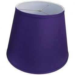 11 in. Top Diameter x 17 in. Bottom Diameter x 13 in. Slant Linen Purple Empire Lamp Shade by FenchelShades.com