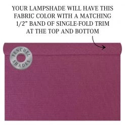 Fenchel Shades 18 in. Top Diameter x 18 in. Bottom Diameter x 12 in. Height Drum Lamp Shade - Linen Plum by FenchelShades.com 11 Fenchel Shades 18 in. Top Diameter x 18 in. Bottom Diameter x 12 in. Height Drum Lamp Shade - Linen Plum by FenchelShades.com -AMAX LIGHTING Shop purple nickel fenchelshades com lamp shades 18 18 12 w l plu 44 1000