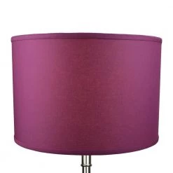 Fenchel Shades 18 in. Top Diameter x 18 in. Bottom Diameter x 12 in. Height Drum Lamp Shade - Linen Plum by FenchelShades.com 9 Fenchel Shades 18 in. Top Diameter x 18 in. Bottom Diameter x 12 in. Height Drum Lamp Shade - Linen Plum by FenchelShades.com -AMAX LIGHTING Shop purple nickel fenchelshades com lamp shades 18 18 12 w l plu 4f 1000