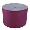 Fenchel Shades 18 in. Top Diameter x 18 in. Bottom Diameter x 12 in. Height Drum Lamp Shade - Linen Plum by FenchelShades.com -AMAX LIGHTING Shop purple nickel fenchelshades com lamp shades 18 18 12 w l plu 64 1000
