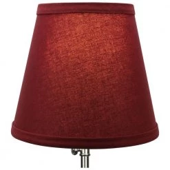 Fenchel Shades 5 in. Top Diameter x 8 in. Bottom Diameter x 7 in. Slant Empire Lamp Shade - Linen Brick by FenchelShades.com 9 Fenchel Shades 5 in. Top Diameter x 8 in. Bottom Diameter x 7 in. Slant Empire Lamp Shade - Linen Brick by FenchelShades.com -AMAX LIGHTING Shop red brass fenchelshades com lamp shades 5 8 7 bbr l bri 4f 1000