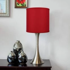 10 in. Top Diameter x 10 in. H x 10 in. Bottom Diameter Linen Rich Red Drum Lamp Shade by FenchelShades.com 13 10 in. Top Diameter x 10 in. H x 10 in. Bottom Diameter Linen Rich Red Drum Lamp Shade by FenchelShades.com -AMAX LIGHTING Shop red nickel fenchelshades com lamp shades 10 10 10 w l ric 31 1000
