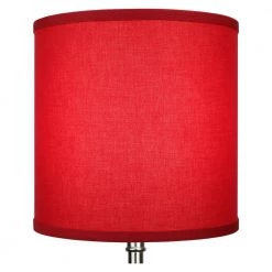 10 in. Top Diameter x 10 in. H x 10 in. Bottom Diameter Linen Rich Red Drum Lamp Shade by FenchelShades.com 10 10 in. Top Diameter x 10 in. H x 10 in. Bottom Diameter Linen Rich Red Drum Lamp Shade by FenchelShades.com -AMAX LIGHTING Shop red nickel fenchelshades com lamp shades 10 10 10 w l ric 4f 1000