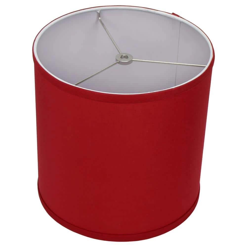 10 in. Top Diameter x 10 in. H x 10 in. Bottom Diameter Linen Rich Red Drum Lamp Shade by FenchelShades.com 3 10 in. Top Diameter x 10 in. H x 10 in. Bottom Diameter Linen Rich Red Drum Lamp Shade by FenchelShades.com