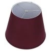 11 in. Top Diameter x 17 in. Bottom Diameter x 13 in. Slant Linen Burgundy Empire Lamp Shade by FenchelShades.com -AMAX LIGHTING Shop red nickel fenchelshades com lamp shades 11 17 13 w l bur 64 1000