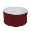 Fenchel Shades 14 in. Top Diameter x 14 in. Bottom Diameter x 7 in. Height, Drum Lamp Shade - Linen Brick by FenchelShades.com -AMAX LIGHTING Shop red nickel fenchelshades com lamp shades 14 14 7 w l bri 64 1000