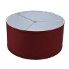 17 in. W x 8 in. H Linen Brick Drum Lamp Shade by FenchelShades.com -AMAX LIGHTING Shop red nickel fenchelshades com lamp shades 17 17 8 w l bri 64 1000