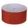 17 in. W x 8 in. H Paprika/Nickel Hardware Drum Lamp Shade by FenchelShades.com
