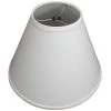 Fenchel Shades 12 in. Width x 8.25 in. Height White/Nickel Finish Empire Lamp Shade by FenchelShades.com -AMAX LIGHTING Shop stark white nickel fenchelshades com lamp shades 5 12 9 w l whi 64 1000
