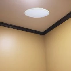 LED Euro Style 13 in. 1-Light White Flush Mount Fixture 3000K by AMAX LIGHTING -AMAX LIGHTING Shop white amax lighting flush mount lights led m001lwht w 4f 1000