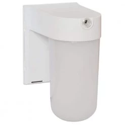 A-19 White Outdoor Jelly Jar Porch Wall Lantern Sconce by AMAX LIGHTING