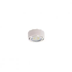 LED White Under Cabinet Puck Light with Power Cord by AMAX LIGHTING