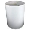Fenchel Shades 13 in. Top Diameter x 15 in. Bottom Diameter x 17 in. Slant, Linen White Empire Lamp Shade by FenchelShades.com