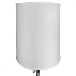 Fenchel Shades 13 in. Top Diameter x 15 in. Bottom Diameter x 17 in. Slant, Linen White Empire Lamp Shade by FenchelShades.com -AMAX LIGHTING Shop white brass fenchelshades com lamp shades 13 15 17 wbr l whi c3 1000