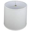 14 in. Top Diameter x 16 in. Bottom Diameter x 14 in. Slant Linen White Empire Lamp Shade by FenchelShades.com