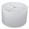 18 in. Top Diameter x 18 in. Bottom Diameter x 11 in. H Linen White Drum Lamp Shade by FenchelShades.com -AMAX LIGHTING Shop white brass fenchelshades com lamp shades 18 18 11 wbr l whi 64 1000