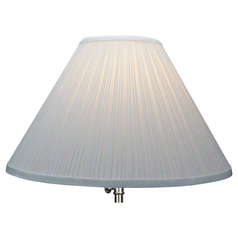 5 in. Top Diameter x 15 in. Bottom Diameter x 10 in. Slant Pleated Mushroom White Coolie Lamp Shade by FenchelShades.com 5 5 in. Top Diameter x 15 in. Bottom Diameter x 10 in. Slant Pleated Mushroom White Coolie Lamp Shade by FenchelShades.com - Image 3
