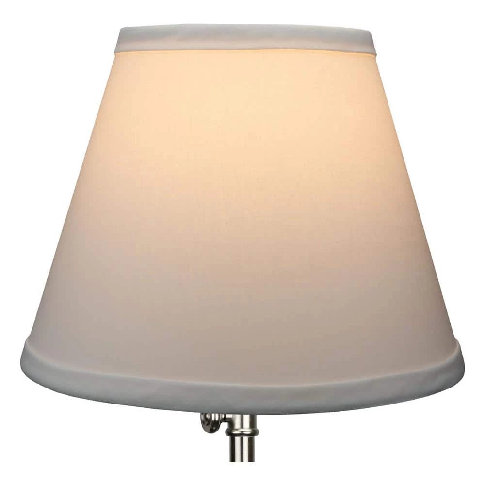 5 in. Top Diameter x 8 in. Bottom Diameter x 7 in. Slant Linen White Empire Lamp Shade by FenchelShades.com 5 5 in. Top Diameter x 8 in. Bottom Diameter x 7 in. Slant Linen White Empire Lamp Shade by FenchelShades.com - Image 3