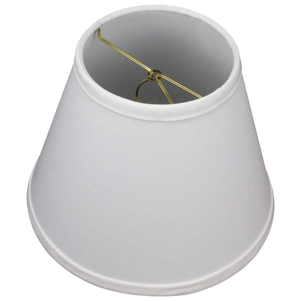 5 in. Top Diameter x 8 in. Bottom Diameter x 7 in. Slant Linen White Empire Lamp Shade by FenchelShades.com 3 5 in. Top Diameter x 8 in. Bottom Diameter x 7 in. Slant Linen White Empire Lamp Shade by FenchelShades.com