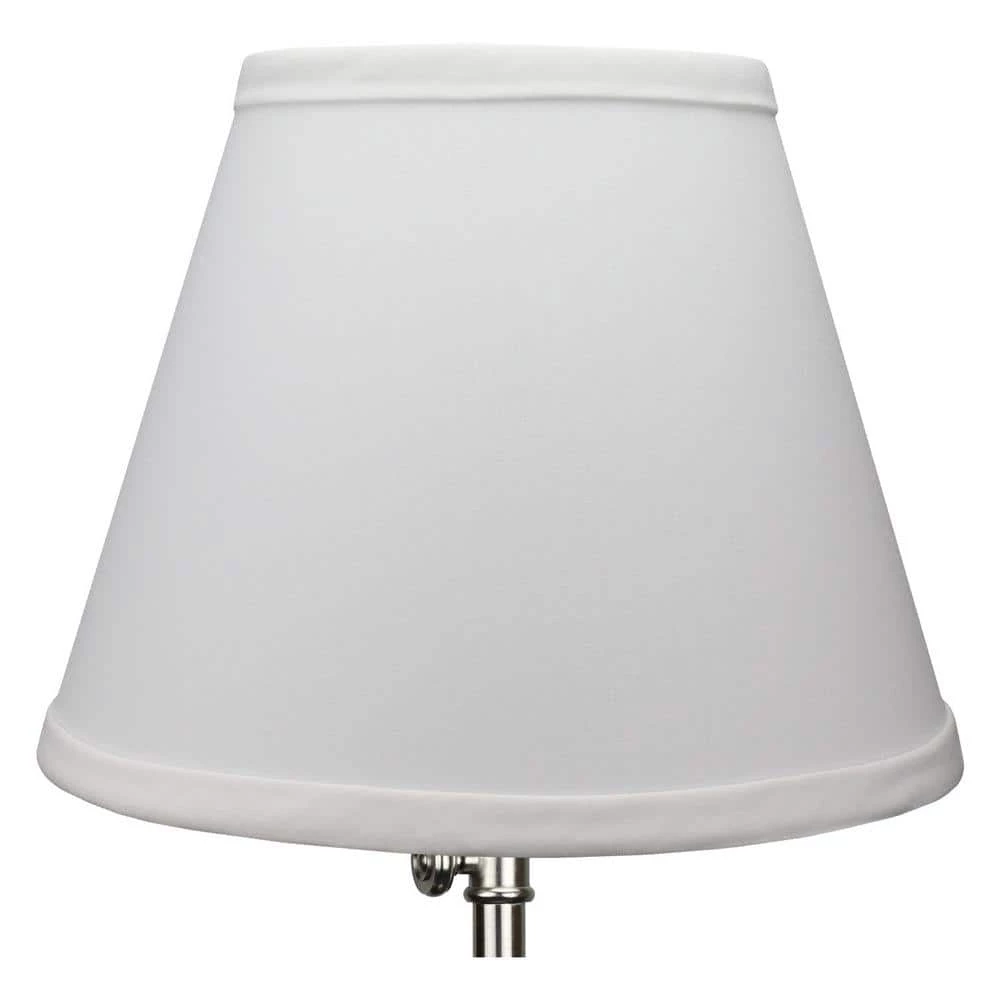 5 in. Top Diameter x 8 in. Bottom Diameter x 7 in. Slant Linen White Empire Lamp Shade by FenchelShades.com 4 5 in. Top Diameter x 8 in. Bottom Diameter x 7 in. Slant Linen White Empire Lamp Shade by FenchelShades.com - Image 2