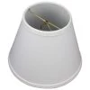 Fenchel Shades 5 in. Top Diameter x 9 in. Bottom Diameter x 7 in. Slant, Empire Lamp Shade - Linen White by FenchelShades.com -AMAX LIGHTING Shop white brass fenchelshades com lamp shades 5 9 7 bbr l whi 64 1000
