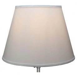 11 in. Top Diameter x 18 in. Bottom Diameter x 13 in. Slant Linen White Empire Lamp Shade by FenchelShades.com 9 11 in. Top Diameter x 18 in. Bottom Diameter x 13 in. Slant Linen White Empire Lamp Shade by FenchelShades.com -AMAX LIGHTING Shop white nickel fenchelshades com lamp shades 11 18 13 w l whi 4f 1000