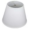 11 in. Top Diameter x 18 in. Bottom Diameter x 13 in. Slant Linen White Empire Lamp Shade by FenchelShades.com -AMAX LIGHTING Shop white nickel fenchelshades com lamp shades 11 18 13 w l whi 64 1000