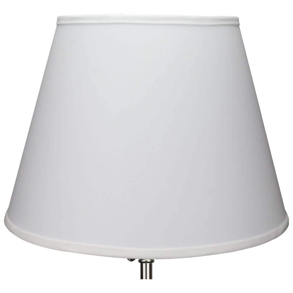 11 in. Top Diameter x 18 in. Bottom Diameter x 13 in. Slant Linen White Empire Lamp Shade by FenchelShades.com 4 11 in. Top Diameter x 18 in. Bottom Diameter x 13 in. Slant Linen White Empire Lamp Shade by FenchelShades.com - Image 2