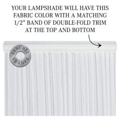 11 in. Top Diameter x 18 in. Bottom Diameter x 13 in. Slant Pleated Mushroom White Empire Lamp Shade by FenchelShades.com -AMAX LIGHTING Shop white nickel fenchelshades com lamp shades 11 18 13 w pm whi df 44 1000