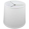 12 in. Top Diameter x 14 in. Bottom Diameter x 12 in. Linen White Slant Empire Lamp Shade by FenchelShades.com