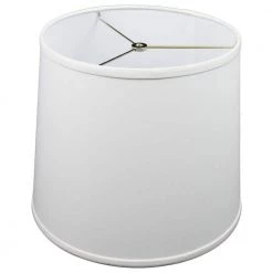 12 in. Top Diameter x 14 in. Bottom Diameter x 12 in. Linen White Slant Empire Lamp Shade by FenchelShades.com
