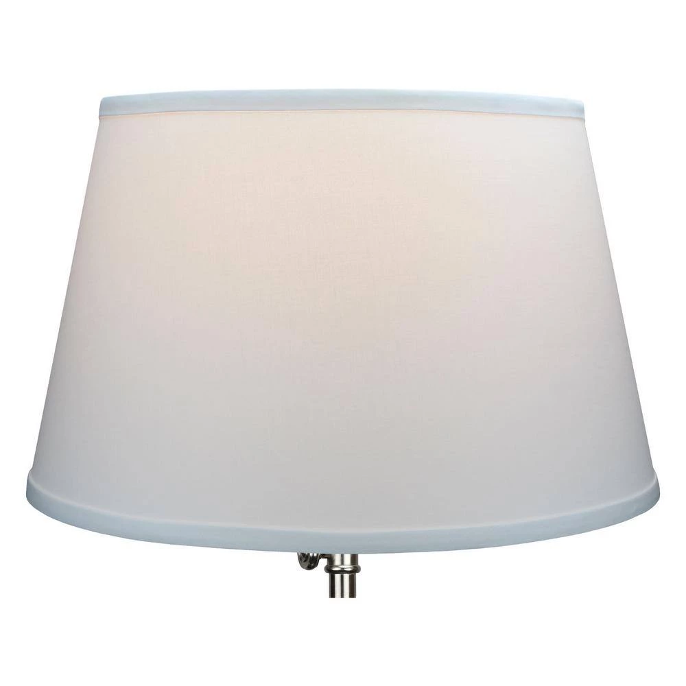 Fenchel Shades 12 in. Top Diameter x 16 in. Bottom Diameter x 10 in. Slant, Empire Lamp Shade - Linen White by FenchelShades.com 5 Fenchel Shades 12 in. Top Diameter x 16 in. Bottom Diameter x 10 in. Slant, Empire Lamp Shade - Linen White by FenchelShades.com - Image 3